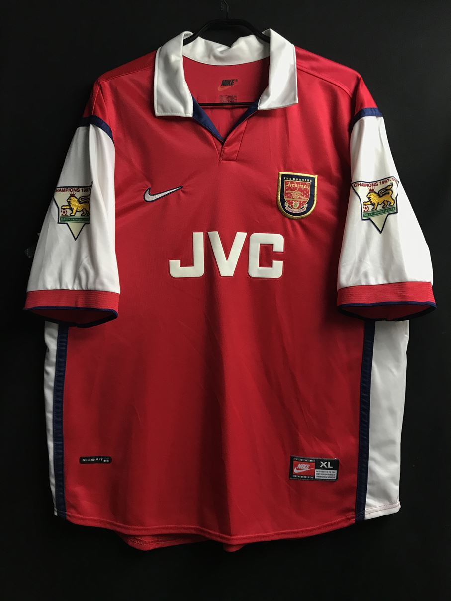 限定製作】 Arsenal アーセナル 1998-1999 ホームユニフォーム ウェア