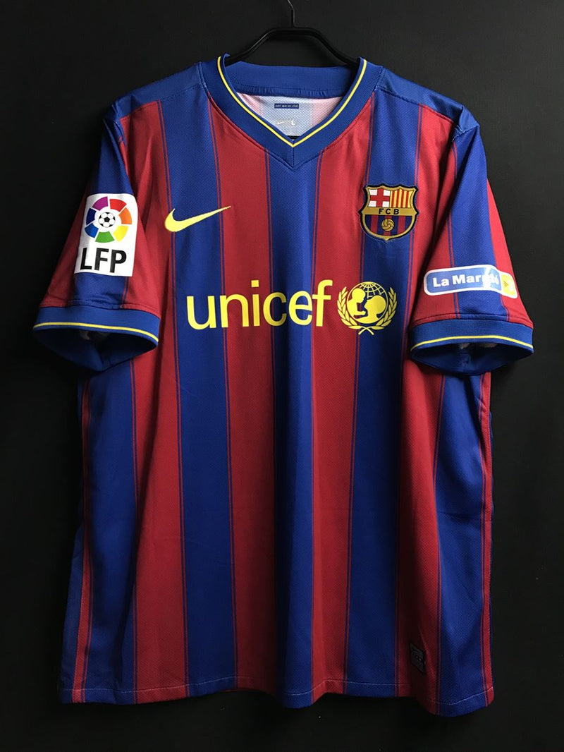 【2009/10】バルセロナ（H）/ CONDITION：B+ / SIZE：L / #10 / MESSI / LFP,TV3パッチ / 選手用